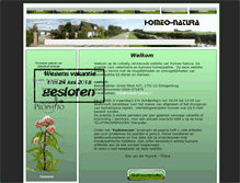 Tablet Screenshot of homeo-natura.nl